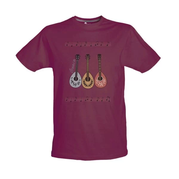 Tshirt Βυσσινί 90