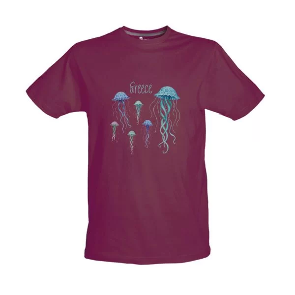 Tshirt Βυσσινί 104