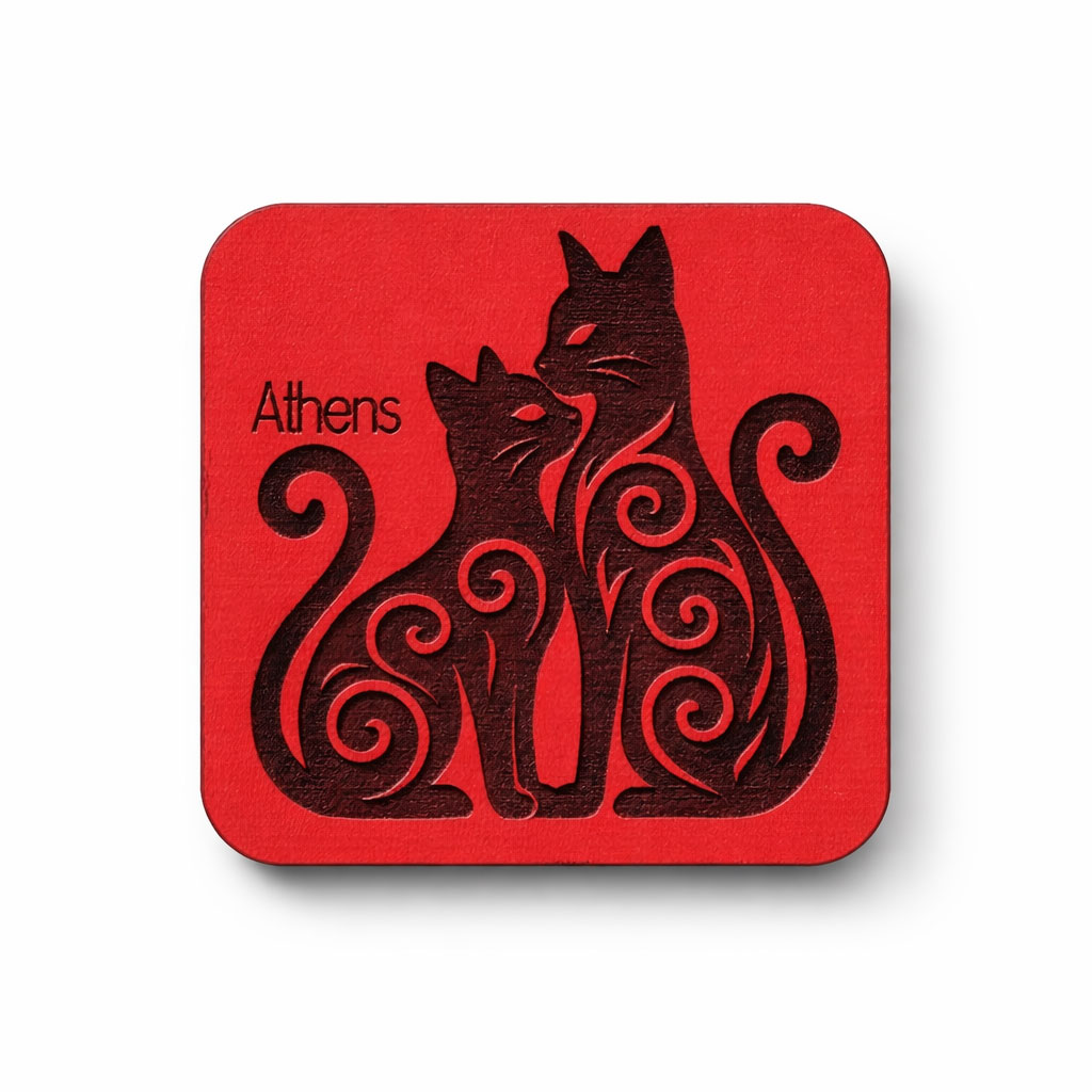 Μαγνητάκι Χρωματιστό Χάραξη 15