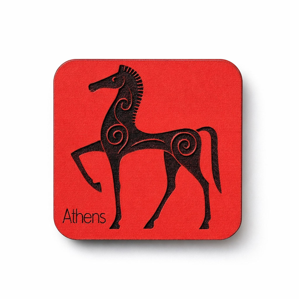 Μαγνητάκι Χρωματιστό Χάραξη 18