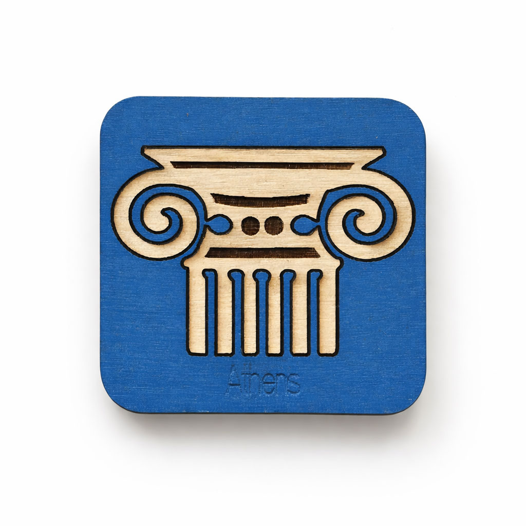 Μαγνητάκι Χρωματιστό Χάραξη Premium 10