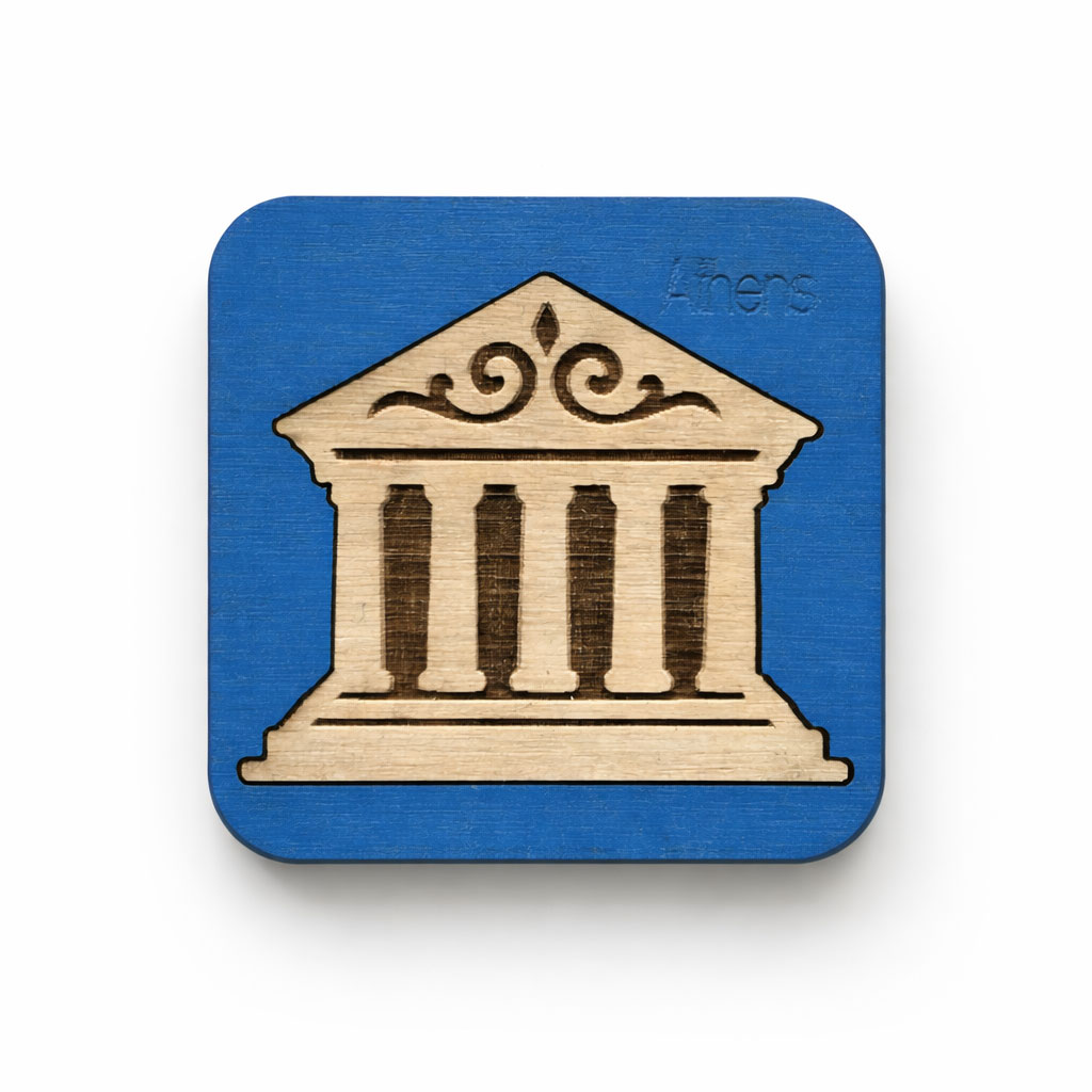 Μαγνητάκι Χρωματιστό Χάραξη Premium 16