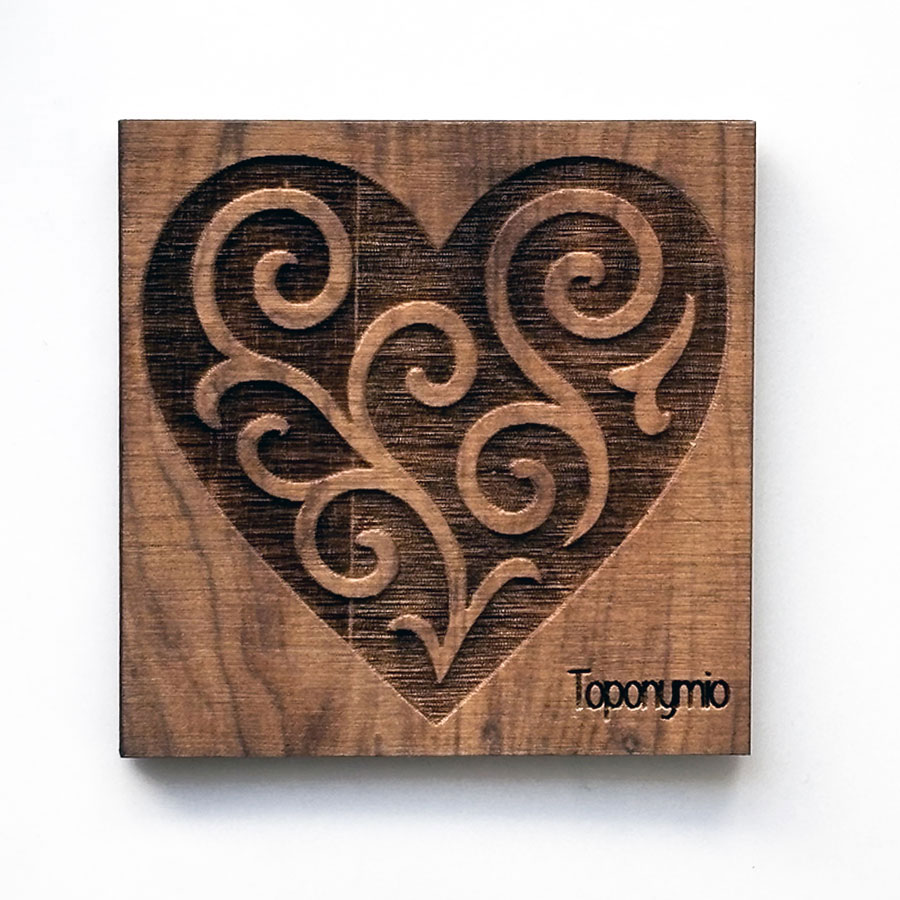 Μαγνητάκι Ξύλο Χάραξη 13