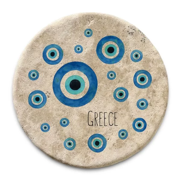 Σουβέρ Φυσική Πέτρα Στρογγυλό 057